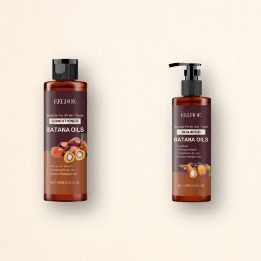 Shampoing et Après-Shampoing à l’Huile de Batana