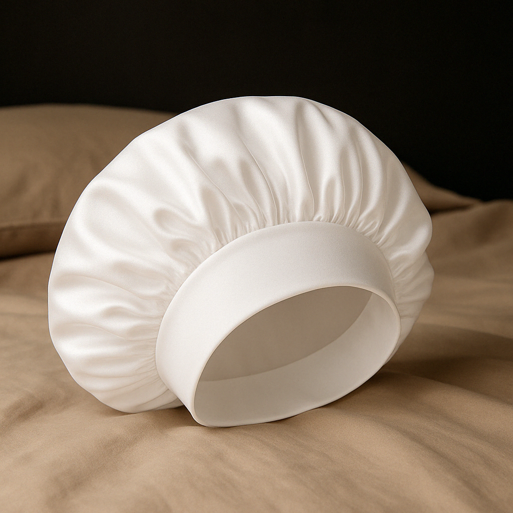 Bonnet en satin – anti-casse & anti-frisottis - The Batana Oil